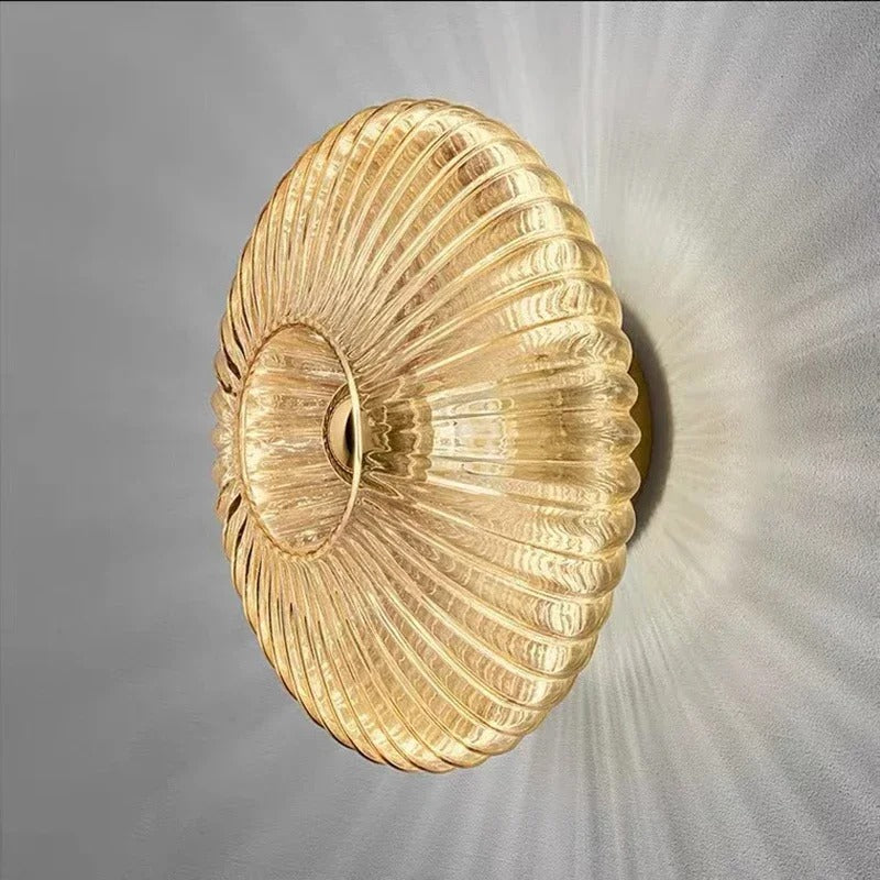 Glazen Wandlamp – Moderne LED Wandkandelaar van Glas – Sfeerverlichting voor Woonkamer, Slaapkamer en Hal