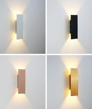 Moderne LED Wandlamp – Aluminium Binnenverlichting voor Slaapkamer, Woonkamer & Gang