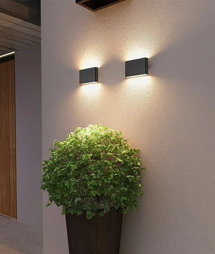 Scandinavische LED Wandlamp Up Down – Aluminium IP65 Waterdicht – Moderne Wandverlichting voor Binnen en Buiten