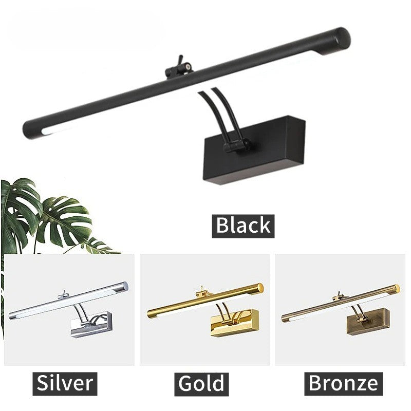 Moderne LED Badkamer Wandlamp – Waterdichte Spiegelverlichting van RVS met Schakelaar – 40, 55 of 70 cm