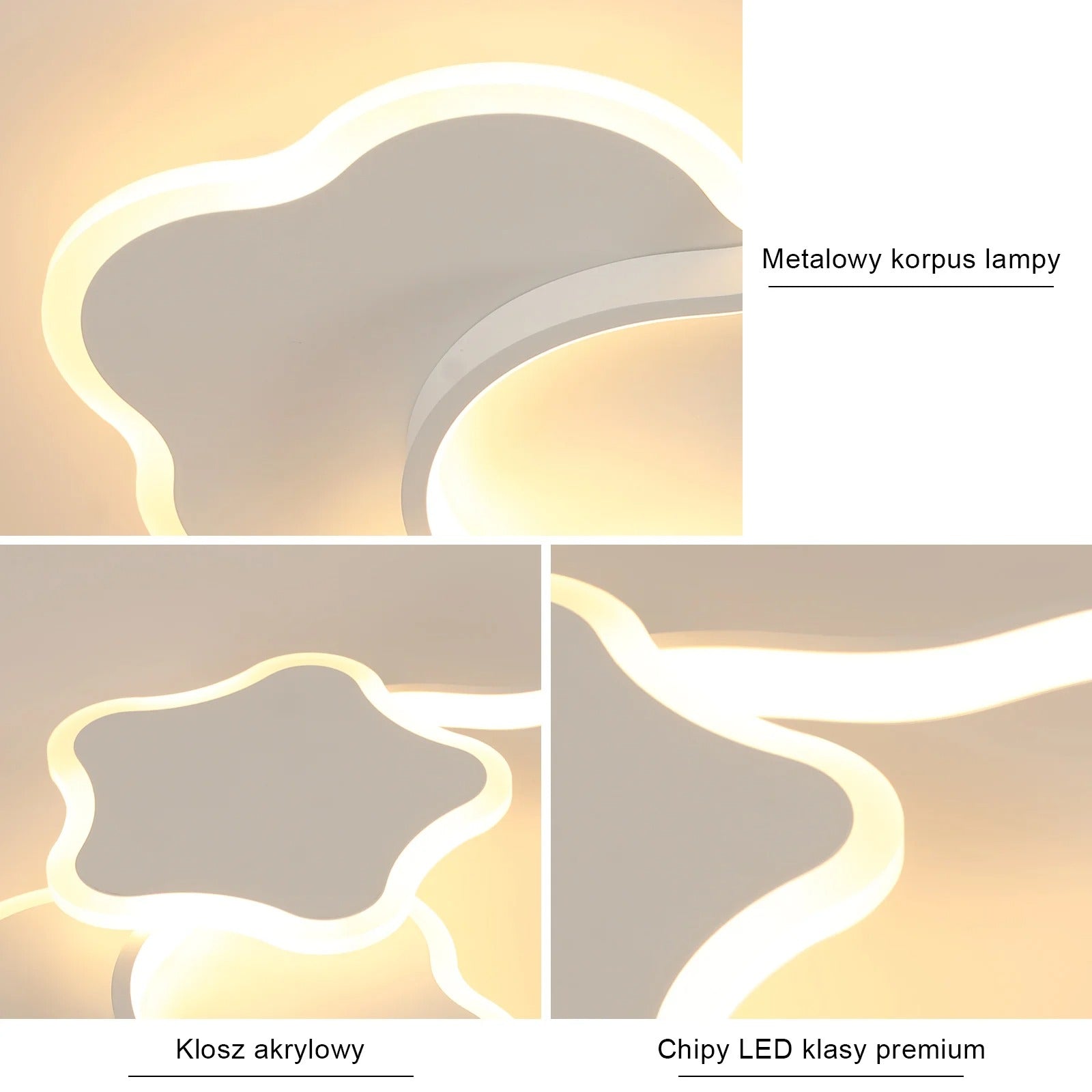Stervormige LED Plafondlamp – 31W Dimbaar 3000–6500K met Afstandsbediening – Moderne Witte Design Plafondverlichting voor Woonkamer en Slaapkamer
