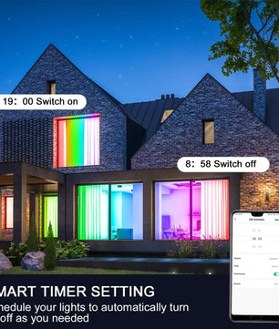 Smart LED RGB Plafondlamp – 24W Dimbaar 2700K–6500K – WiFi en Alexa Compatibel – Vierkant 28×28 cm voor Woonkamer, Slaapkamer en Kantoor