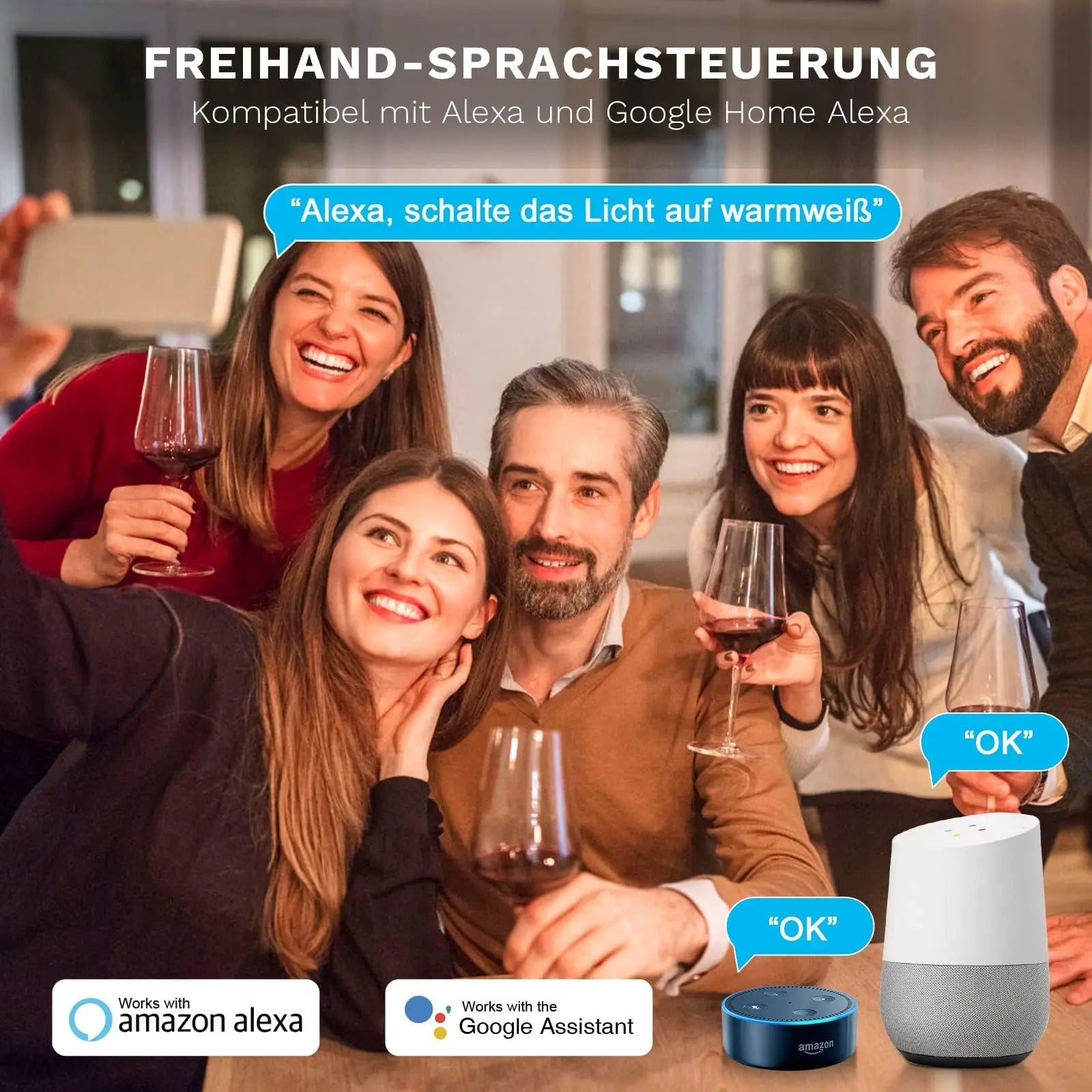 Smart LED RGB Plafondlamp – 24W Dimbaar 2700K–6500K – WiFi en Alexa Compatibel – Vierkant 28×28 cm voor Woonkamer, Slaapkamer en Kantoor