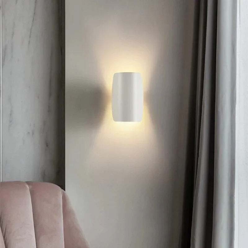 Nordic LED Wandlamp – Creatieve Roterende Wandverlichting – Minimalistische Nachtlamp voor Slaapkamer en Woonkamer