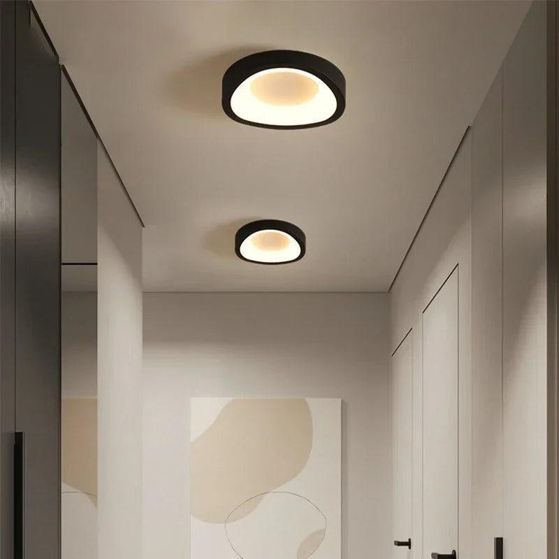 Minimalistische LED Plafondlamp van Acryl – Moderne Opbouw Binnenverlichting voor Hal, Entree, Garderobe en Balkon