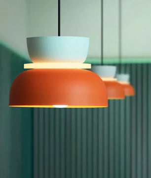 Moderne Macaron LED Hanglamp – Kleurrijke Plafondlamp voor Eetkamer, Slaapkamer & Café