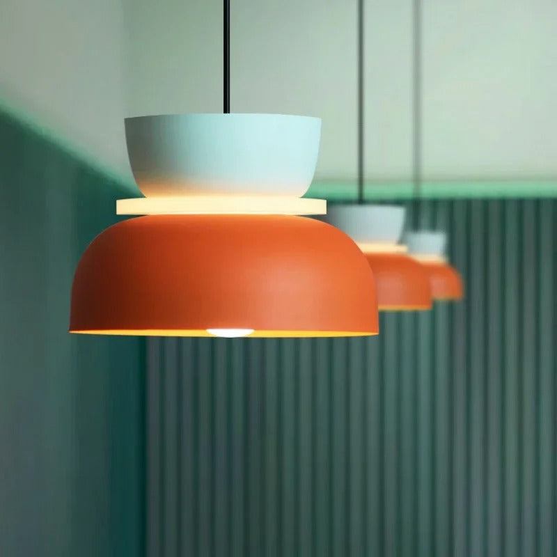 Moderne Macaron LED Hanglamp – Kleurrijke Plafondlamp voor Eetkamer, Slaapkamer & Café