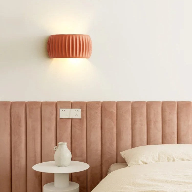 Franse Art Deco Wandlamp – Moderne Europese Wandverlichting van Hars en IJzer voor Slaapkamer, Woonkamer en Gang