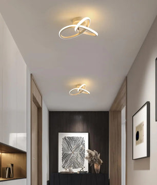 Moderne LED Plafondlamp – 20W Wit met 3 Lichtstanden – Compact Bloemdesign Ø25 cm voor Gang, Keuken en Slaapkamer