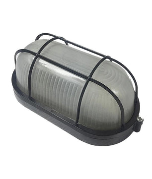 Retro Waterdichte Wandlamp IP65 – Industriële Buitenverlichting van Aluminium en Glas met E27 Fitting