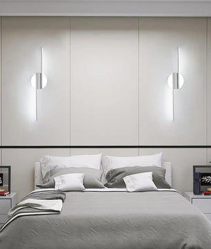 Moderne LED Wandlamp – 55 cm Lineair Design – 22W 2475 Lumen – Koel Wit 6500K – Wit – Voor Woonkamer en Kantoor