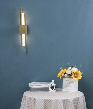 Moderne Acryl Wandlamp – LED Pijpvormig Design met Afstandsbediening en Oplaadfunctie – Minimalistische Wandverlichting voor Slaapkamer en Woonkamer