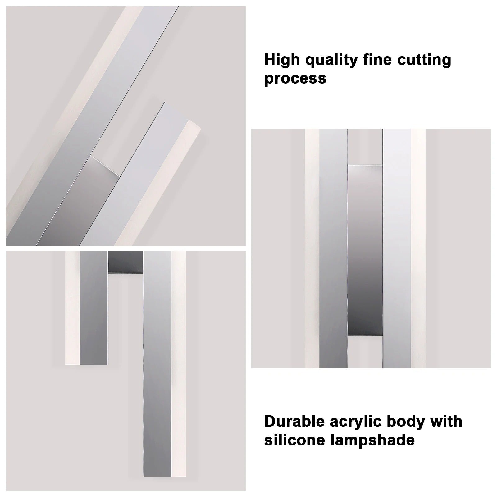 Moderne LED Wandlamp – 16W Parallel Design – Warm Wit 3000K – Wit Metaal – Voor Gang, Hal en Slaapkamer