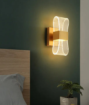 Nordic Luxe LED Wandlamp – Scandinavische Aluminium Wandverlichting voor Slaapkamer en Woonkamer