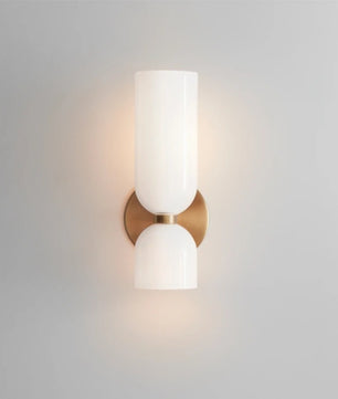 Scandinavische Glazen Wandlamp – Minimalistisch Design met E14 LED – Luxe Wandverlichting voor Slaapkamer, Woonkamer en Hal
