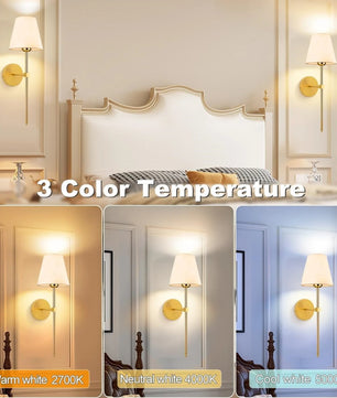 Draadloze LED Wandlamp – Oplaadbare Wandverlichting met Afstandsbediening, Dimbaar en 10 Lichtkleuren