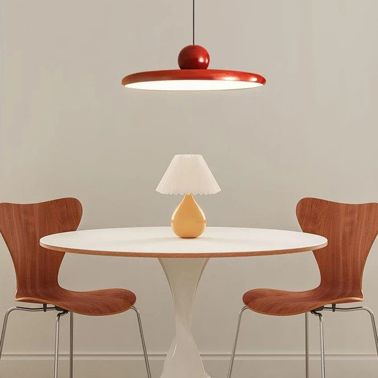 Nordic UFO Kroonluchter – Ultradunne Moderne Hanglamp voor Woonkamer, Restaurant & Werkruimtes
