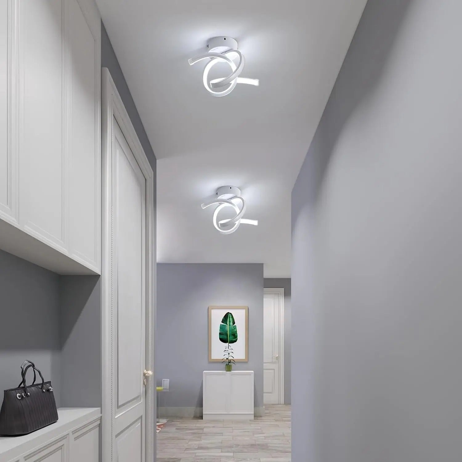 Moderne LED Wandlamp 19W – Uniek Art-Deco Design van Aluminium – Koel Wit Licht 6500K voor Gang, Trap & Balkon