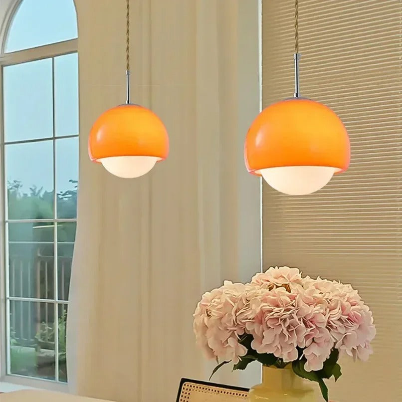 Ronde Hanglamp – Moderne Balvormige Plafondlamp voor Woonkamer, Restaurant & Café