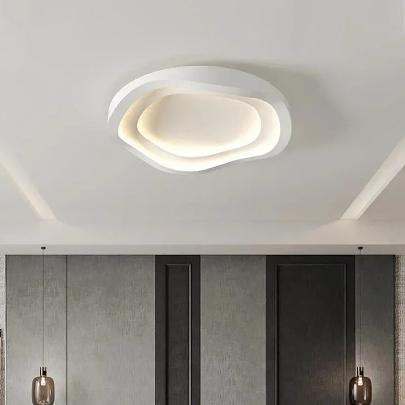 Minimalistische Witte LED Plafondlamp – Moderne Aluminium Plafondverlichting – Mat Design voor Woonkamer en Slaapkamer