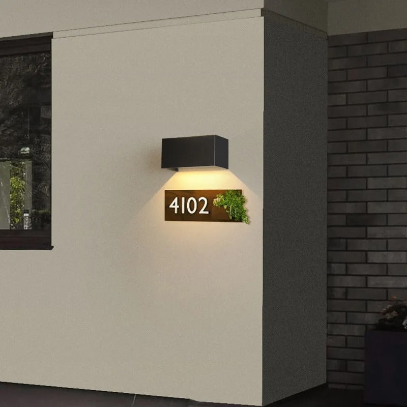 Nordic LED Wandlamp 12W of 24W – Scandinavische Aluminium Wandverlichting IP65 voor Binnen en Buiten