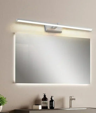 Moderne LED Wandlamp Spiegelverlichting – Minimalistische Striplamp 40 tot 100 cm, Zwart of Wit, Neutraal of Driekleurig Licht voor Badkamer & Interieur