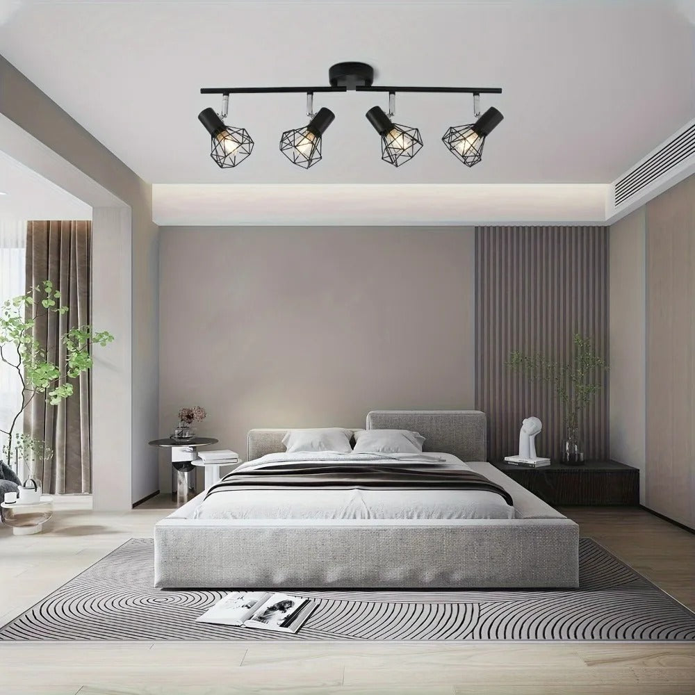 Verstelbare Aluminium LED Plafondlamp – Ø50 cm Ultradun Design – Richtbaar en Modern met Geborstelde Afwerking voor Woonkamer, Eetkamer en Kantoor