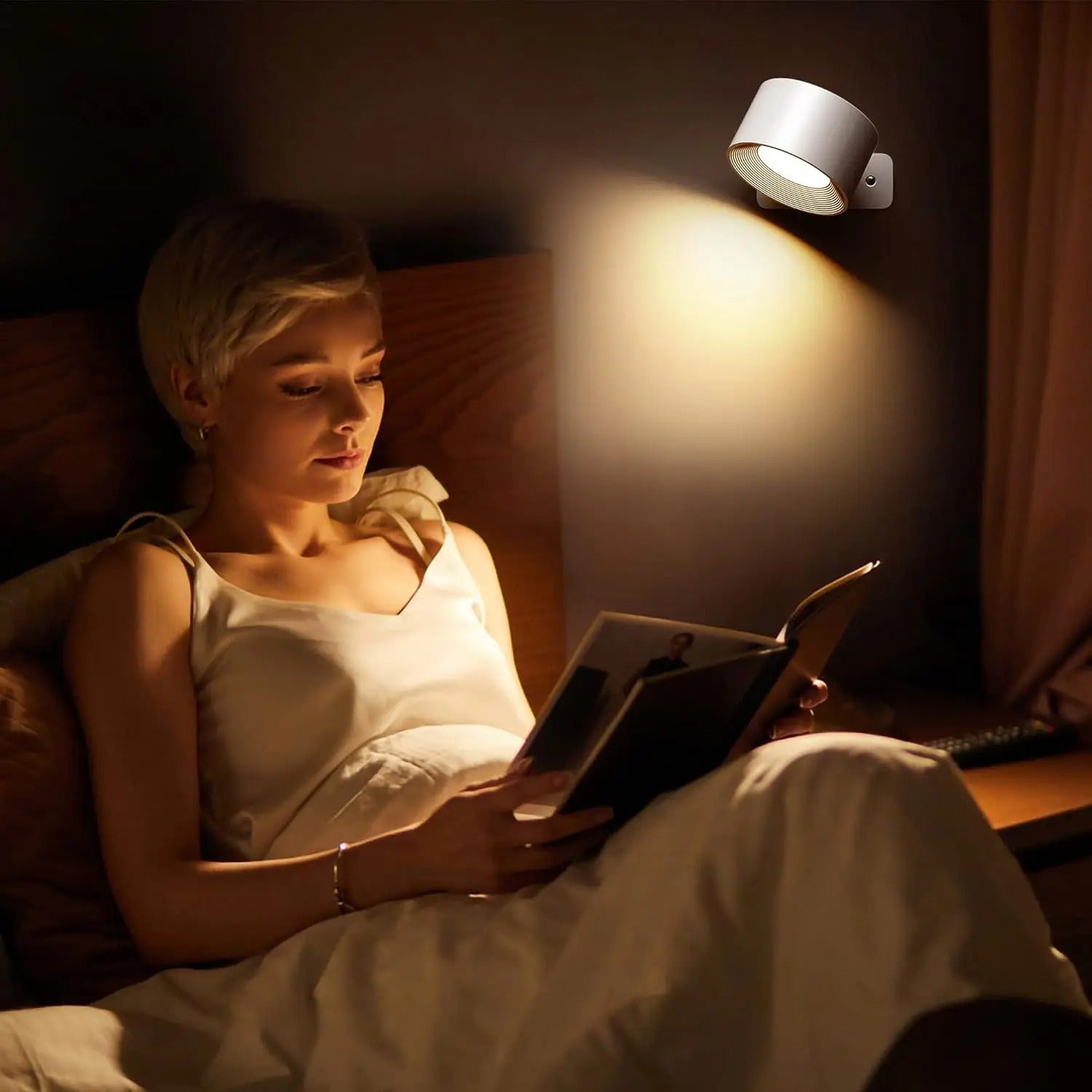 Magnetische LED Wandlamp – Draadloze Oplaadbare Wandverlichting met USB en 3 Lichtkleuren