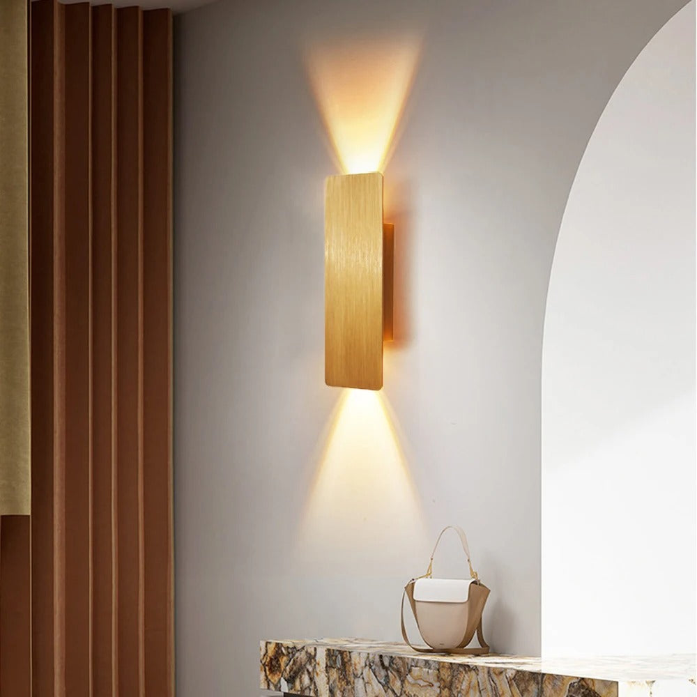 Moderne LED Wandlamp – Aluminium Binnenverlichting voor Slaapkamer, Woonkamer & Gang
