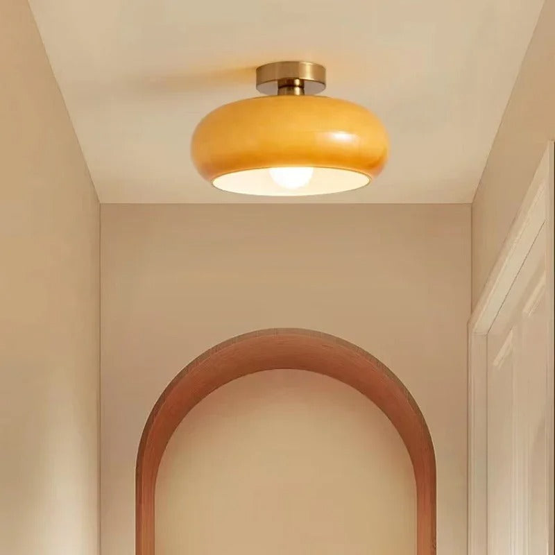 Nordic Retro Glazen Hanglamp – Moderne Plafondlamp voor Eetkamer, Woonkamer & Café