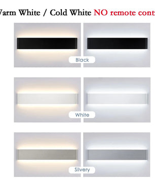 Moderne LED Wandlamp – Dimbaar Aluminium Design voor Slaapkamer, Woonkamer & Hal