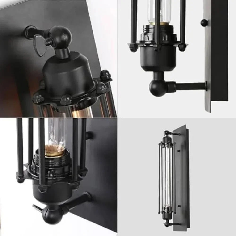 Retro Vintage Edison Wandlamp – Industriële E27 Binnenverlichting voor Woonkamer en Horeca
