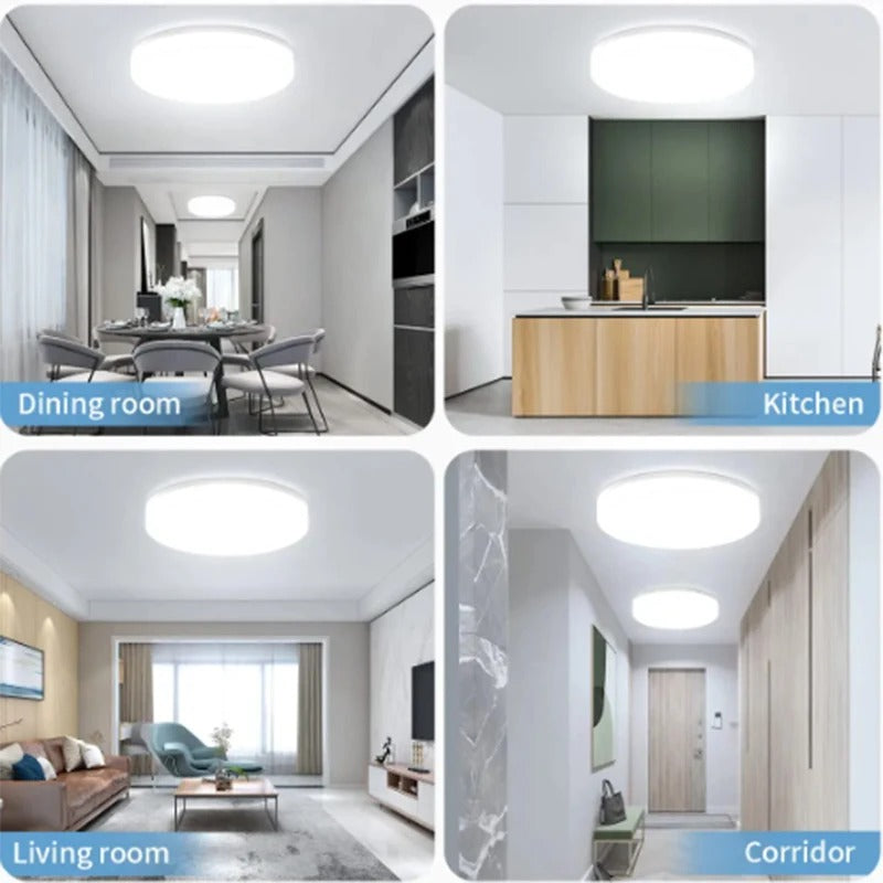 Ultradunne Ronde LED Plafondlamp – Ø30 cm – Modern Design – Energiezuinige LED Verlichting voor Woonkamer en Slaapkamer