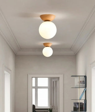 Moderne LED Plafondlamp van Glas en IJzer – Nordic en Japanse Stijl – Minimalistische G9 Plafondverlichting voor Woonkamer, Slaapkamer en Gang