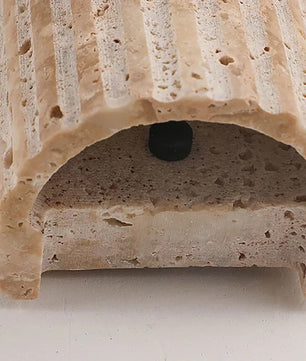 Wabi Sabi Natuursteen Wandlamp – Minimalistische LED Wandverlichting met Rustieke Uitstraling