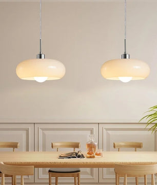 Nordic Retro Glazen Hanglamp – Moderne Plafondlamp voor Eetkamer, Woonkamer & Café