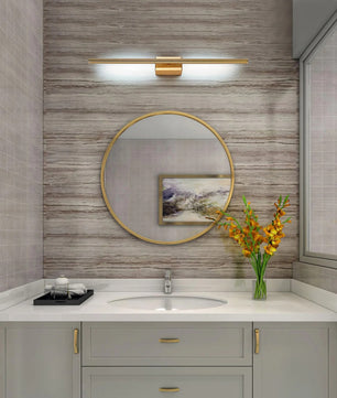 Moderne LED Wandlamp – Goudkleurige Aluminium Striplamp 8W – Minimalistische Wandverlichting voor Slaapkamer, Keuken & Woonkamer