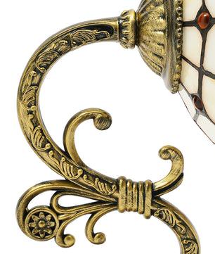 Tiffany Stijl Wandlamp – Glas-in-Lood Wandverlichting – Vintage Klassiek Design – E27 – Voor Woonkamer, Slaapkamer en Hal