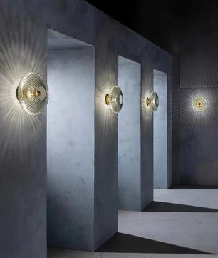 Glazen Wandlamp – Moderne LED Wandkandelaar van Glas – Sfeerverlichting voor Woonkamer, Slaapkamer en Hal