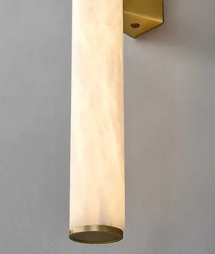 Luxe Marmeren Wandlamp – Minimalistisch Design met Massief Koper, Sfeervolle Verlichting voor Woonkamer & Slaapkamer