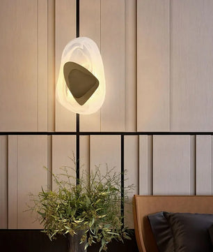 Moderne LED Wandlamp – Acryl en IJzer – Omhoog en Omlaag Verlichting – Minimalistische Wandverlichting voor Woonkamer en Slaapkamer