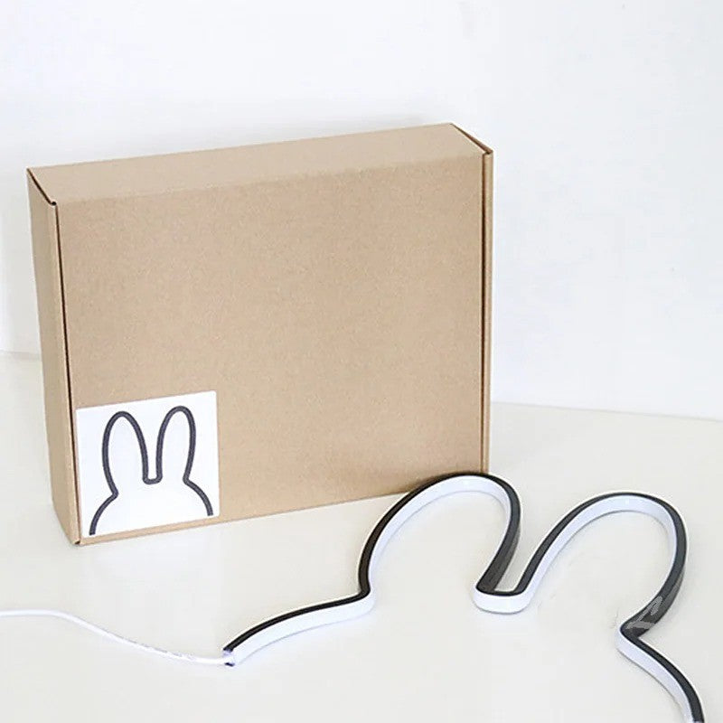 Konijn LED Nachtlampje – USB Bureaulamp, Kinderkamer & Sfeerverlichting, 5W