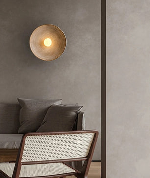 Moderne LED Wandlamp – Resin en Mat Glas – Omhoog en Omlaag Verlichting – Minimalistische Wandverlichting voor Woonkamer en Slaapkamer