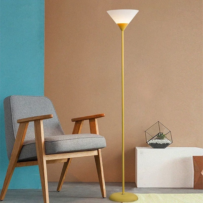 Creatieve LED Vloerlamp – Zwart Wit Design – Moderne Decoratieve Staande Lamp voor Woonkamer en Slaapkamer