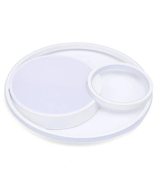 Moderne LED Plafondlamp – Ø48 cm Rond Design van Acryl en IJzer – 55W Dimbaar 3000K–6500K voor Woonkamer, Slaapkamer en Keuken