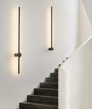 Nordic Wandlamp – Minimalistisch Metaal & LED, Luxe Design voor Woonkamer, Slaapkamer & Hotel