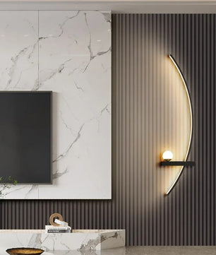 Moderne LED Wandlamp – Minimalistische Strepen Wandverlichting voor Slaapkamer, Woonkamer & Hal
