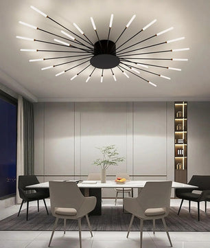 Moderne LED Plafondlamp – 28W Natuurlijk Licht 4500K – Strakke Metalen Plafondverlichting voor Slaapkamer, Woonkamer en Kantoor