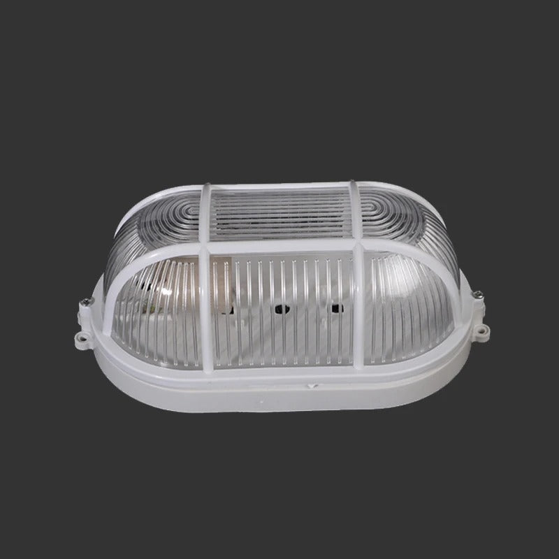 Retro Waterdichte Wandlamp IP65 – Industriële Buitenverlichting van Aluminium en Glas met E27 Fitting