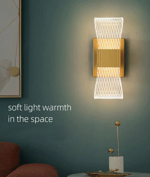 Nordic Luxe LED Wandlamp – Scandinavische Aluminium Wandverlichting voor Slaapkamer en Woonkamer